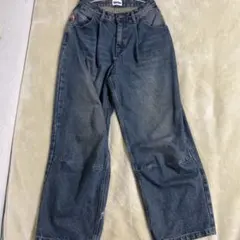 9090 ストリート　キングロゴ　 インディゴイエロー　人気　バギー