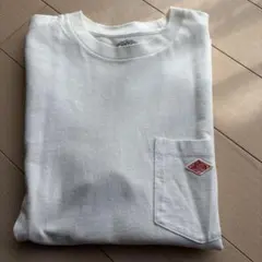 ダントン　ホワイト コットン Tシャツ ポケット付きのサムネイル