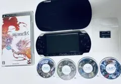 【本体ソフトセット】PSP-2000 ＋ ソフト5本 ＋ 周辺機器・ケース付き