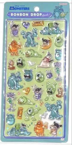 正規品　モンスターズインク　ボンボンドロップシール