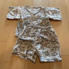 petit main 恐竜柄 甚平 80サイズ