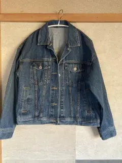 GU デニムジャケット 濃いデニムブルー