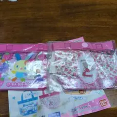 プールバッグ風ミニポーチ2 2個セット