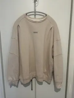 カリアング　YM.D.O ベージュ クルーネックスウェット