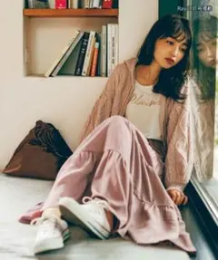 ケーブルニットパーカー3点セット