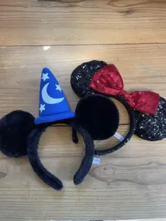 ディズニー ミッキーマウス カチューシャ 2点セット