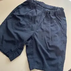 無印良品　ネイビー かわきやすいハーフパンツ　短パン　半ズボン　80