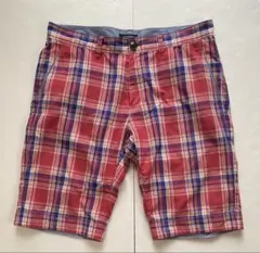 美品◆バーバリーブラックレーベル ハーフパンツ ショートパンツ メンズW88のサムネイル