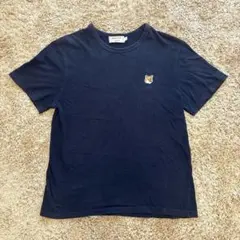 メゾンキツネ　ネイビー　tシャツ　メンズSのサムネイル
