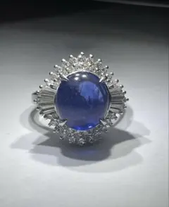 33-29】パープルサファイア ダイヤ リング S1.05/D0.43ct - メルカリ