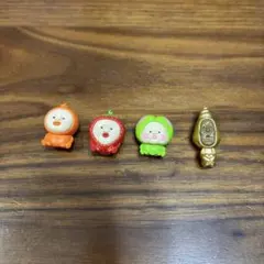 こびとづかん フルーツバスケット バスボール 復刻版 4個セット　おまけ付き靴下