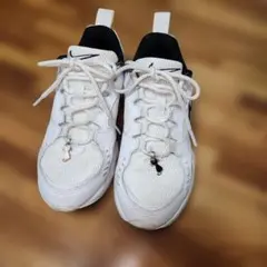 NIKE AIR キッズスニーカー ホワイト ブラック 23.5cm