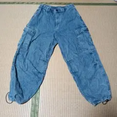 GU デニムカーゴパンツ Mサイズ