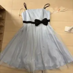 d*3様 Bo・Dore ボ・ドレ　水色リボン付きパーティードレス 9号