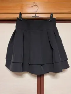 【めろでぃ様専用】黒フレアミニスカート
