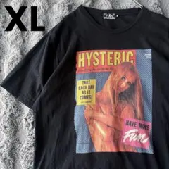 ヒステリックグラマー P.A.M. コラボ Tシャツ ビッグプリント 黒 L