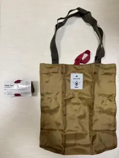 snow peak JR東日本 エコバッグ キャメル 2個セット 新品+使用品
