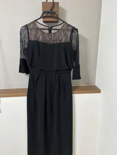 【美品】フォーマルワンピース　フォーマルドレス　結婚式　パーティー　冠婚葬祭