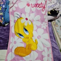 ツイーティー 花柄 ブランケット