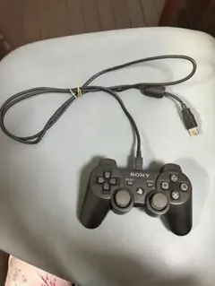 PS3 純正コントローラー ブラック 通電確認済み 反応不良