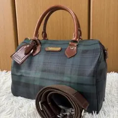 ポロ ラルフローレン 2WAY ミニ ボストンバッグ レザー 希少のサムネイル