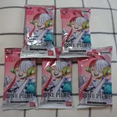 【未開封】ONEPIECEチュートリアルデッキ ウタ　映画特典 5個セット