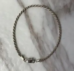 イタリア製ヴィンテージ vintage silver925 チェーンブレスレット
