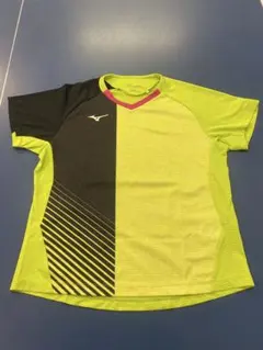 Mizuno 卓球ウェア ライムグリーン/ブラック