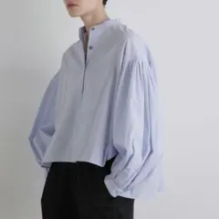 アンヌークanuke Highcount Over Shirts アイスブルー - メルカリ