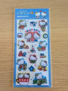 【正規品】 Hello Kitty ふんわりフェルトシール　ハローキティ