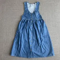 ehka sopo デニムワンピース　ジャンパースカート