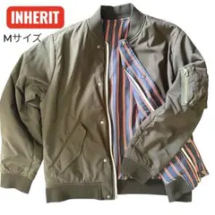 INHERIT Mサイズ MA-1 フライトジャケット ブラック リバーシブル