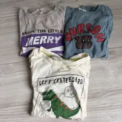 にこ様専用 ペアマノン・シューラルー　長袖カットソー 3枚セット