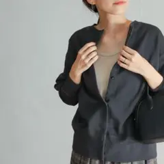 コットンスウェットカーディガン