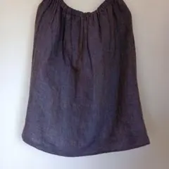 fog linen work　ギャザースカート　リネンデニム　リトアニア製のサムネイル
