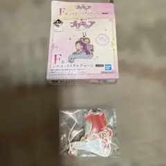 一番くじ　プリキュア　F賞　シルエットメタルチャーム　キュアルージュ