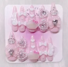 ネイルチップ 地雷系 量産型 かわいい つけ爪