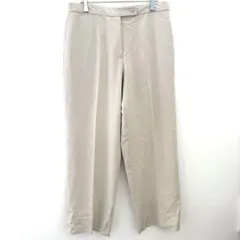 スラックス パンツ ストレート ベージュ オフィス L相当 レディース