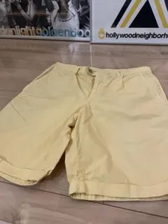 BEAMS ショートパンツ イエロー Mサイズのサムネイル