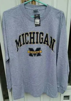 US カレッジロングスリーブ Tee  MI