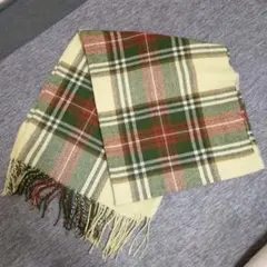チェック柄ストールマフラー