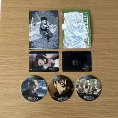 進撃の巨人　カード　コースター