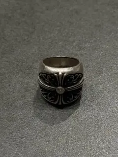 #187【あんしん鑑定済み】クラシックオーバルクロス　17号 CHROME HEARTS クラシックオーバルクロスリング 17号 鑑定済 - メルカリ