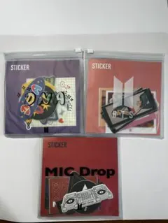 BTS ステッカー 3枚セット