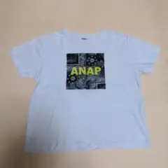 ANAP KIDS 　ロゴ半袖Tシャツ 110サイズ ホワイト