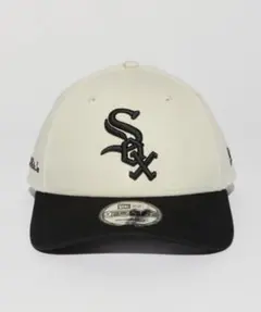 ニューエラ 9FORTY シカゴ・ホワイトソックス キャップ ホワイト×ブラック