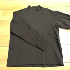 UNIQLO U ブラック ハイネック長袖シャツ S