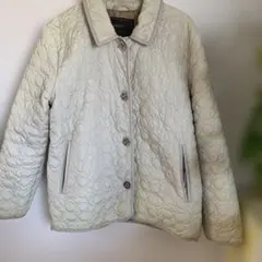 COACH コーチ　キルティングジャケットシグネチャ　ターンロックused L