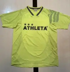 ATHLETA ⭐️人気の蛍光イエロー サッカー・M