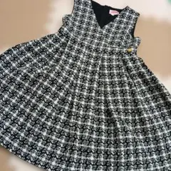 美品　kate spade チェック柄 ワンピース 130